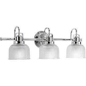 Progress Lighting -Archie Three-Light Clear Double Prismatic Glass  P2992-15